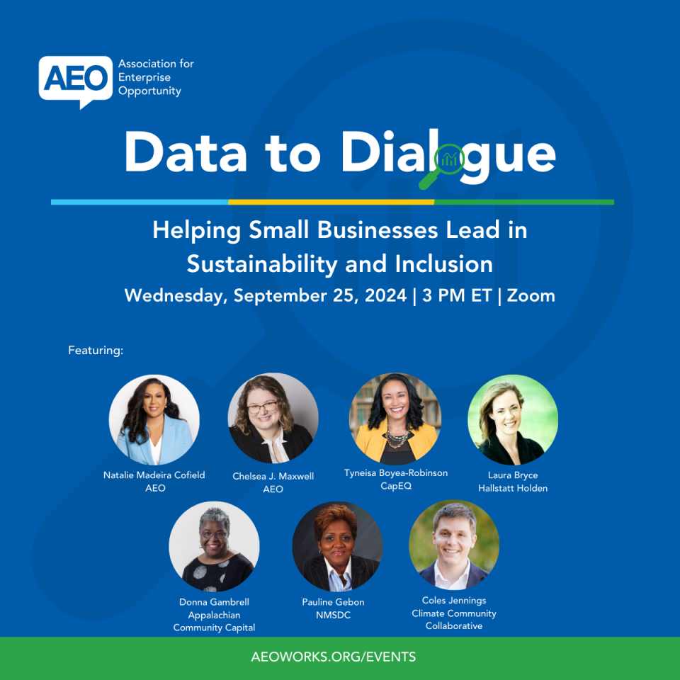 Wednesday, September 25 at 3:00 PM EDT. Register at AEOWorks.org/Events