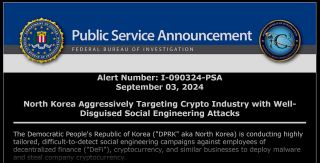 Screenshot of the FBI PSA